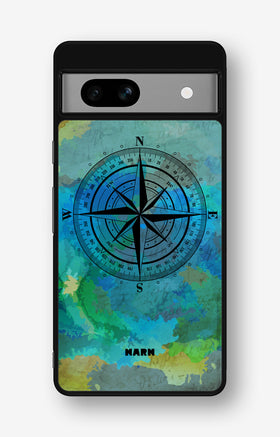 Google Pixel 7a Hard Case – Compass - View 1