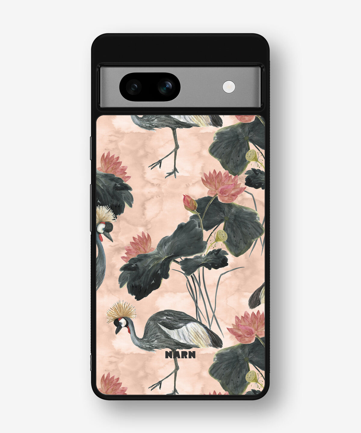 Google Pixel 7a Hard Case – Crowned Bird - View 1