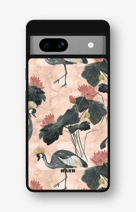 Google Pixel 7a Hard Case – Crowned Bird - View 1