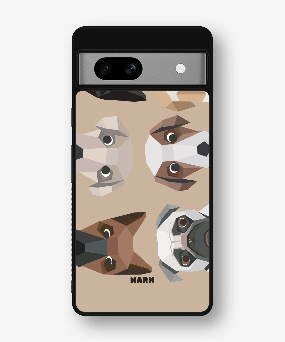 Google Pixel 7a Hard Case – Cute Dogs - View 1