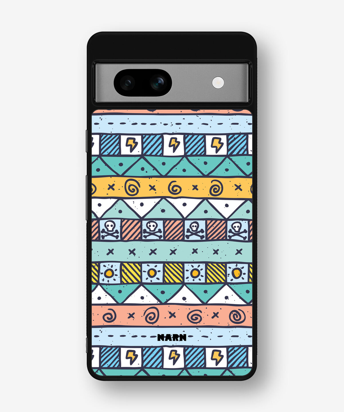 Google Pixel 7a Hard Case – Cute Pattern - View 1