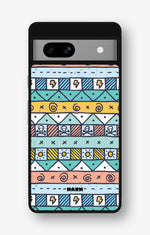 Google Pixel 7a Hard Case – Cute Pattern - View 1