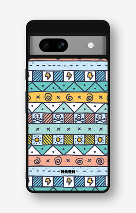 Google Pixel 7a Hard Case – Cute Pattern - View 1