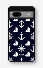 Google Pixel 7a Hard Case – Deep Blue Voyage - View 1