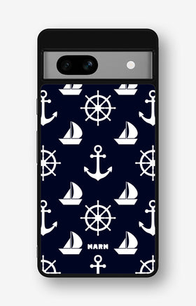 Google Pixel 7a Hard Case – Deep Blue Voyage - View 1
