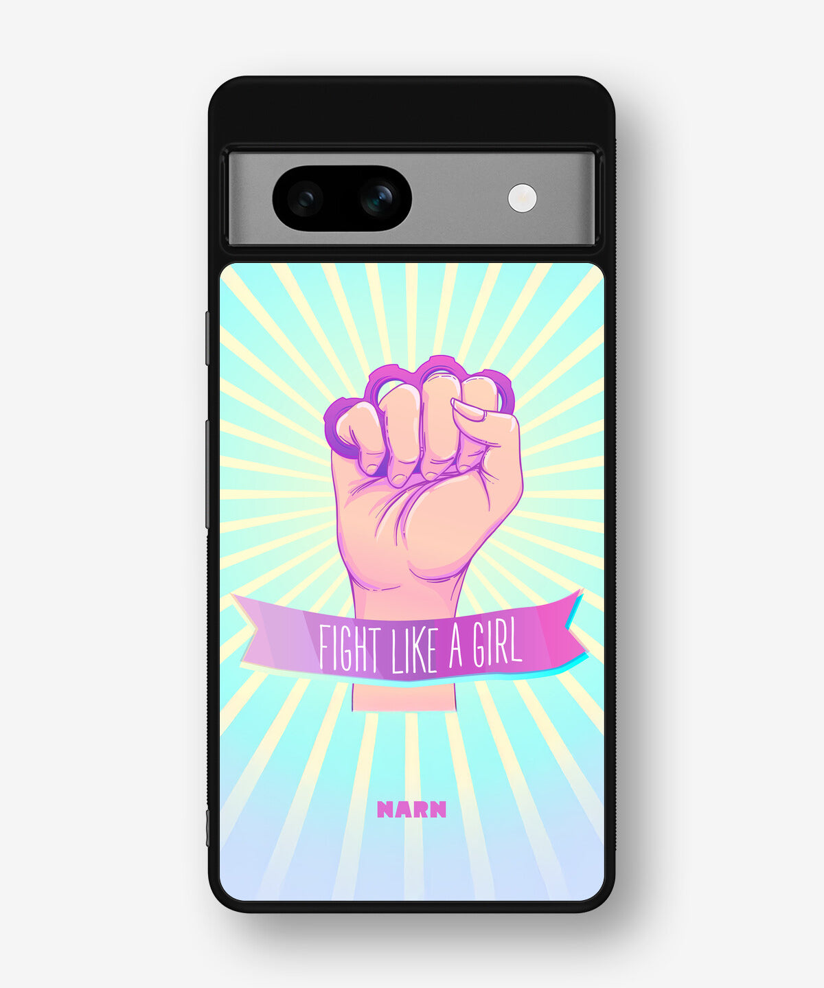 Google Pixel 7a Hard Case – Fight Like A Girl - View 1