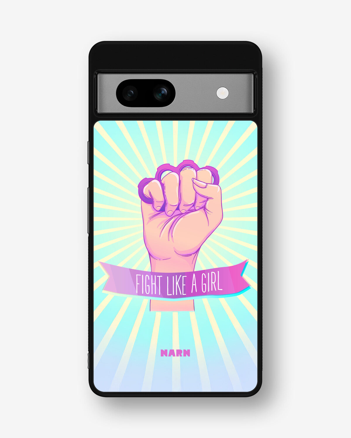 Google Pixel 7a Hard Case – Fight Like A Girl - View 1