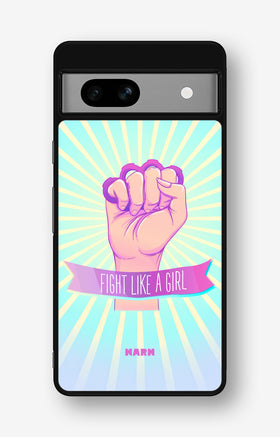 Google Pixel 7a Hard Case – Fight Like A Girl - View 1