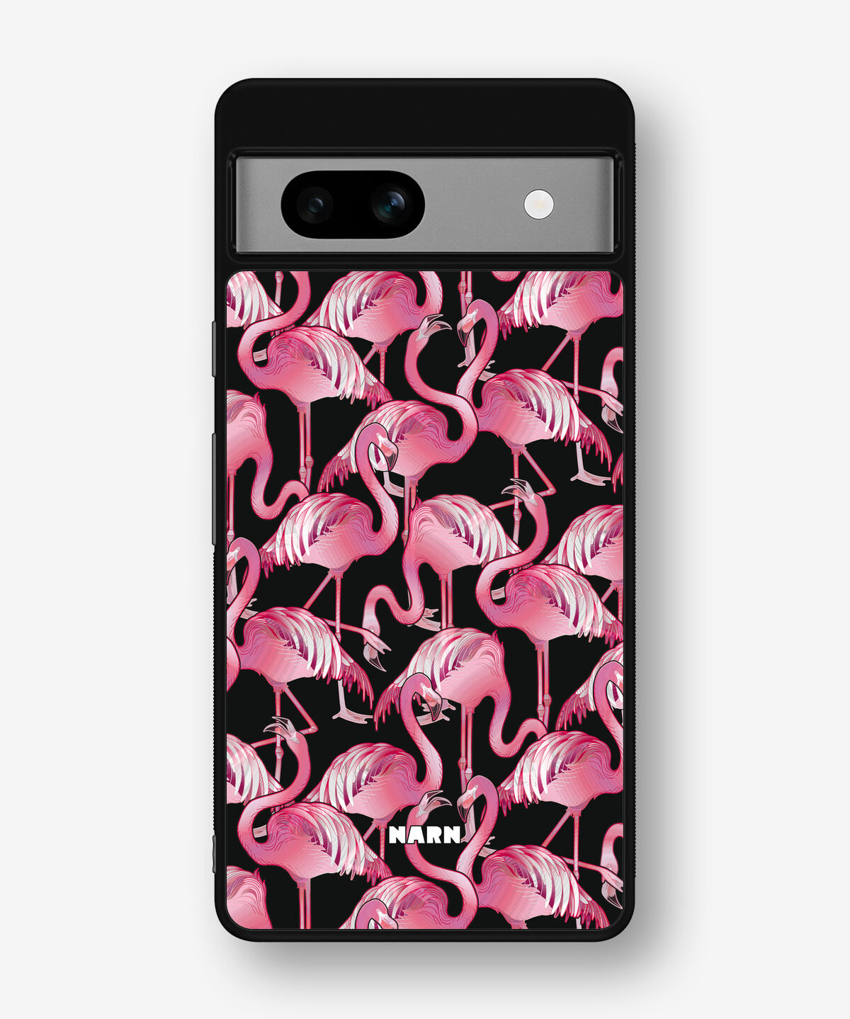 Google Pixel 7a Hard Case – Flamingos - View 1