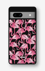 Google Pixel 7a Hard Case – Flamingos - View 1