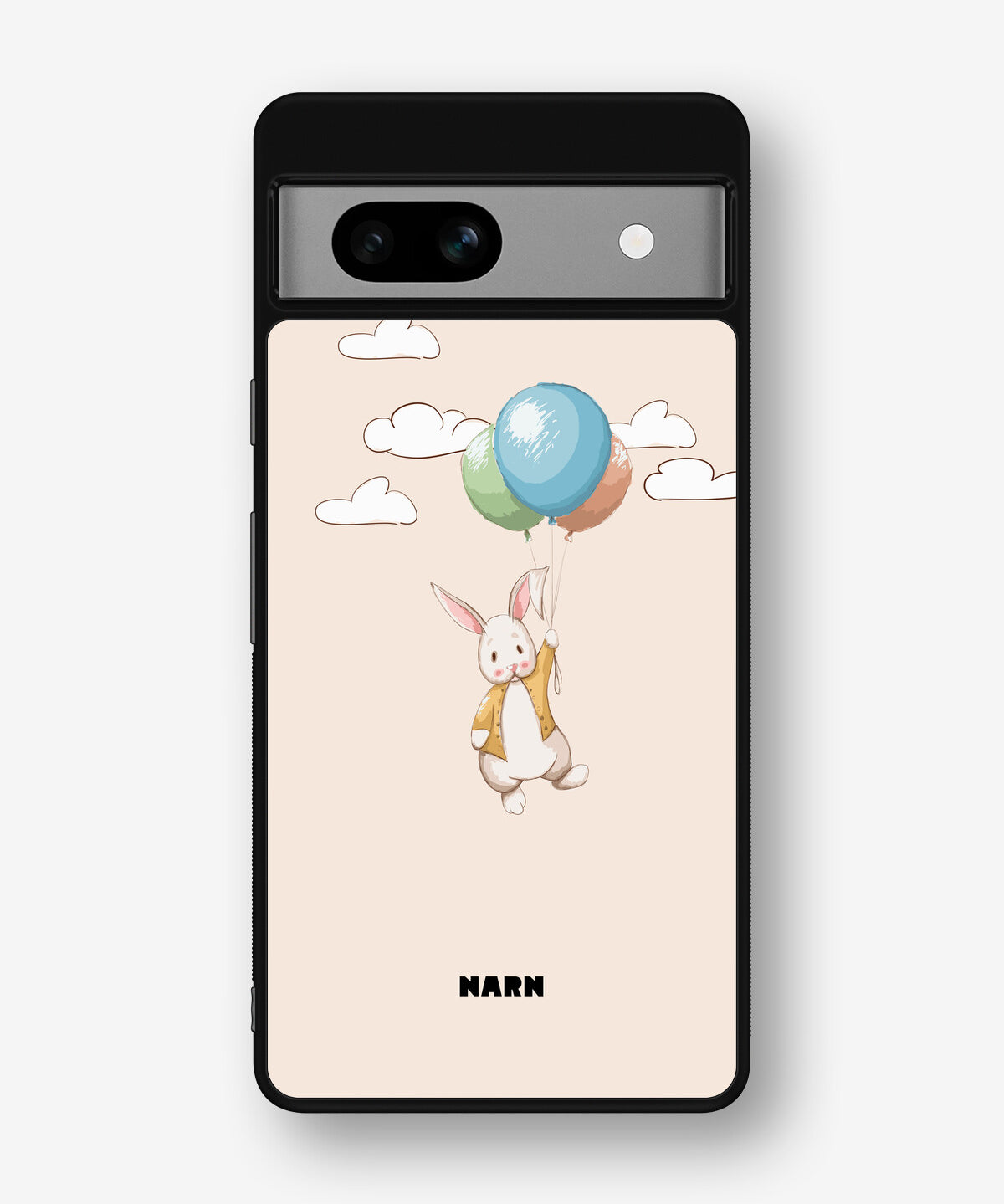 Google Pixel 7a Hard Case – Flying Rabbit - View 1