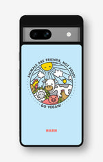 Google Pixel 7a Hard Case – Friends, Not Food - View 1