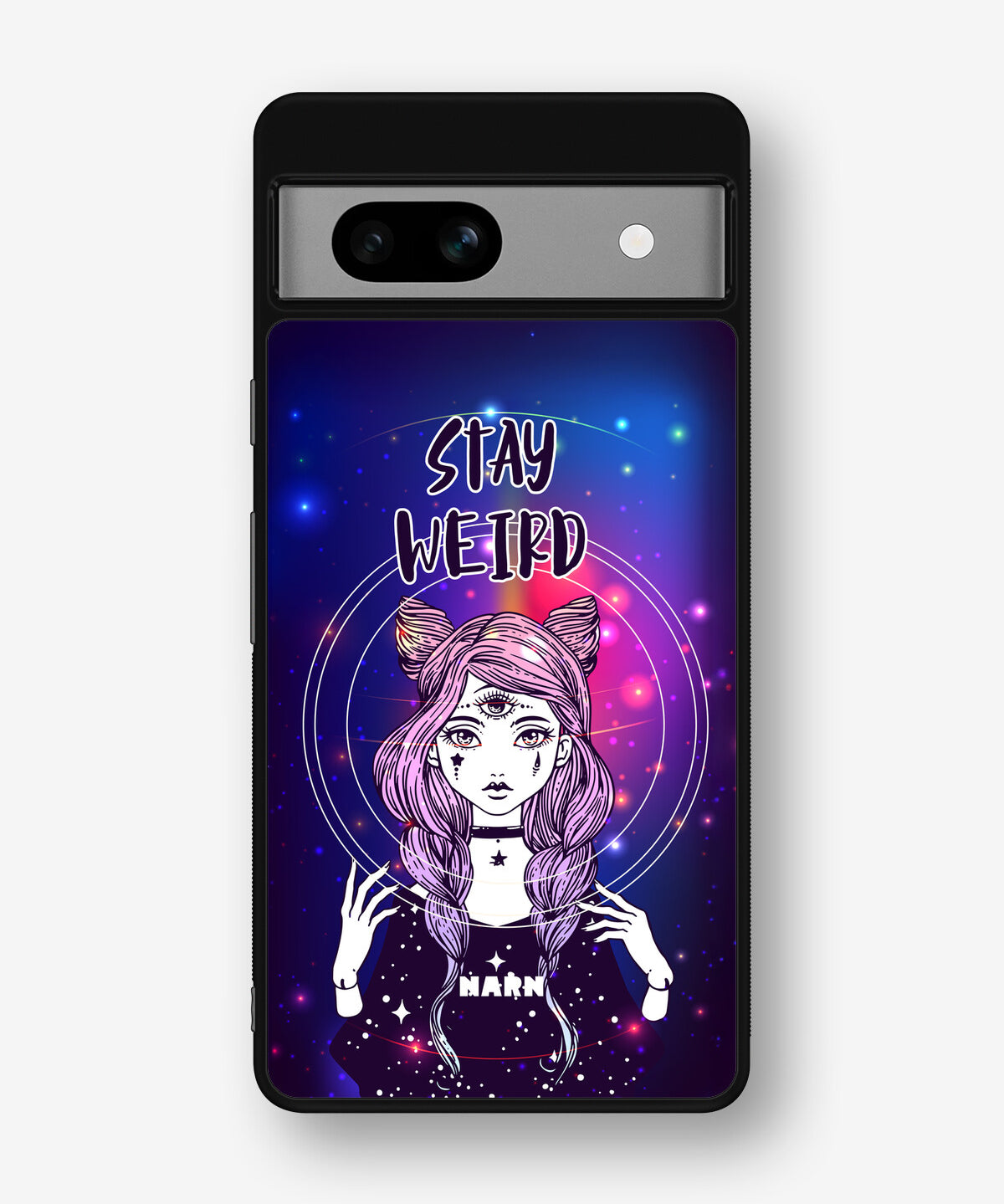 Google Pixel 7a Hard Case – Galactic Weird - View 1