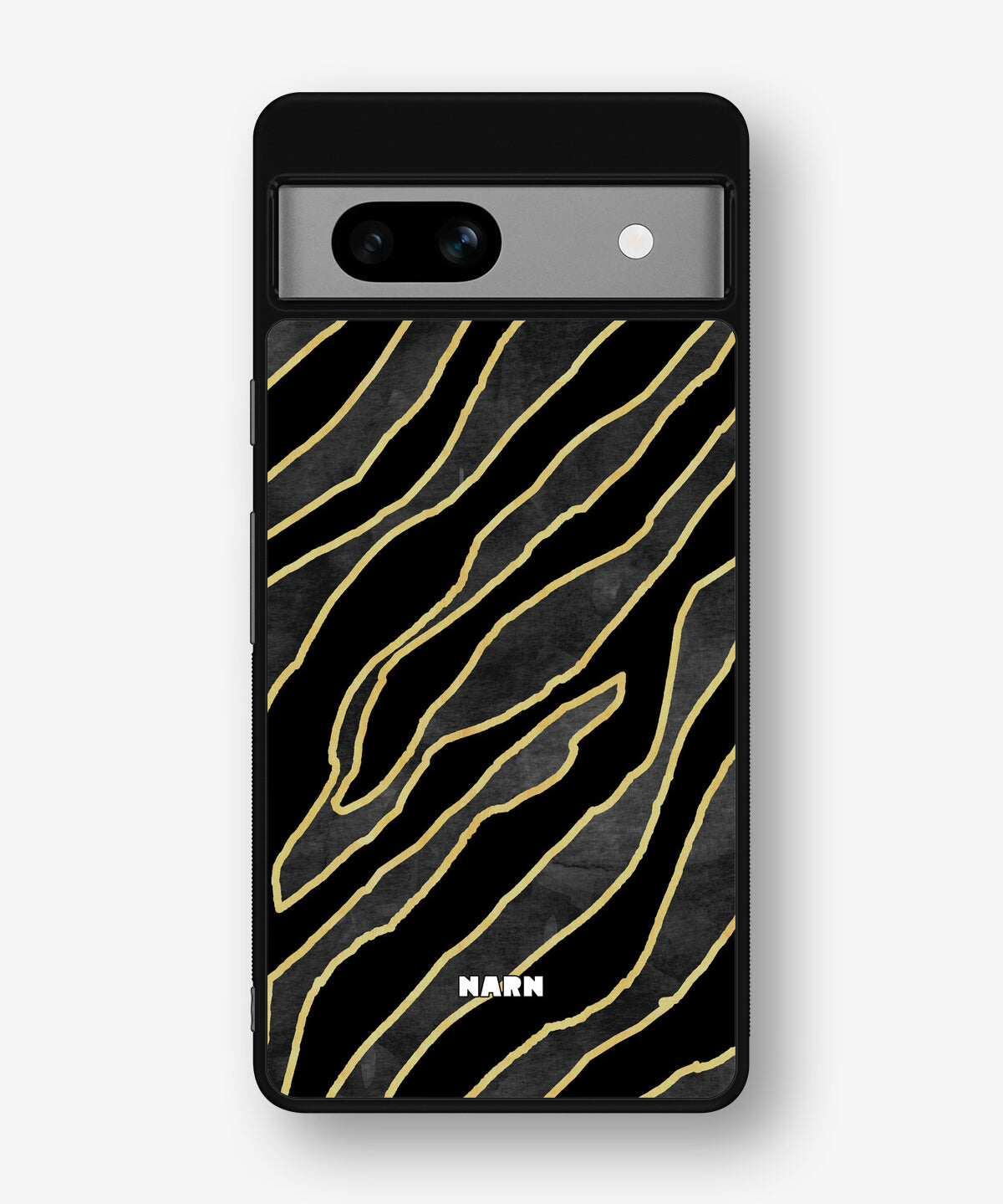 Google Pixel 7a Hard Case – Golden Zebra - View 1