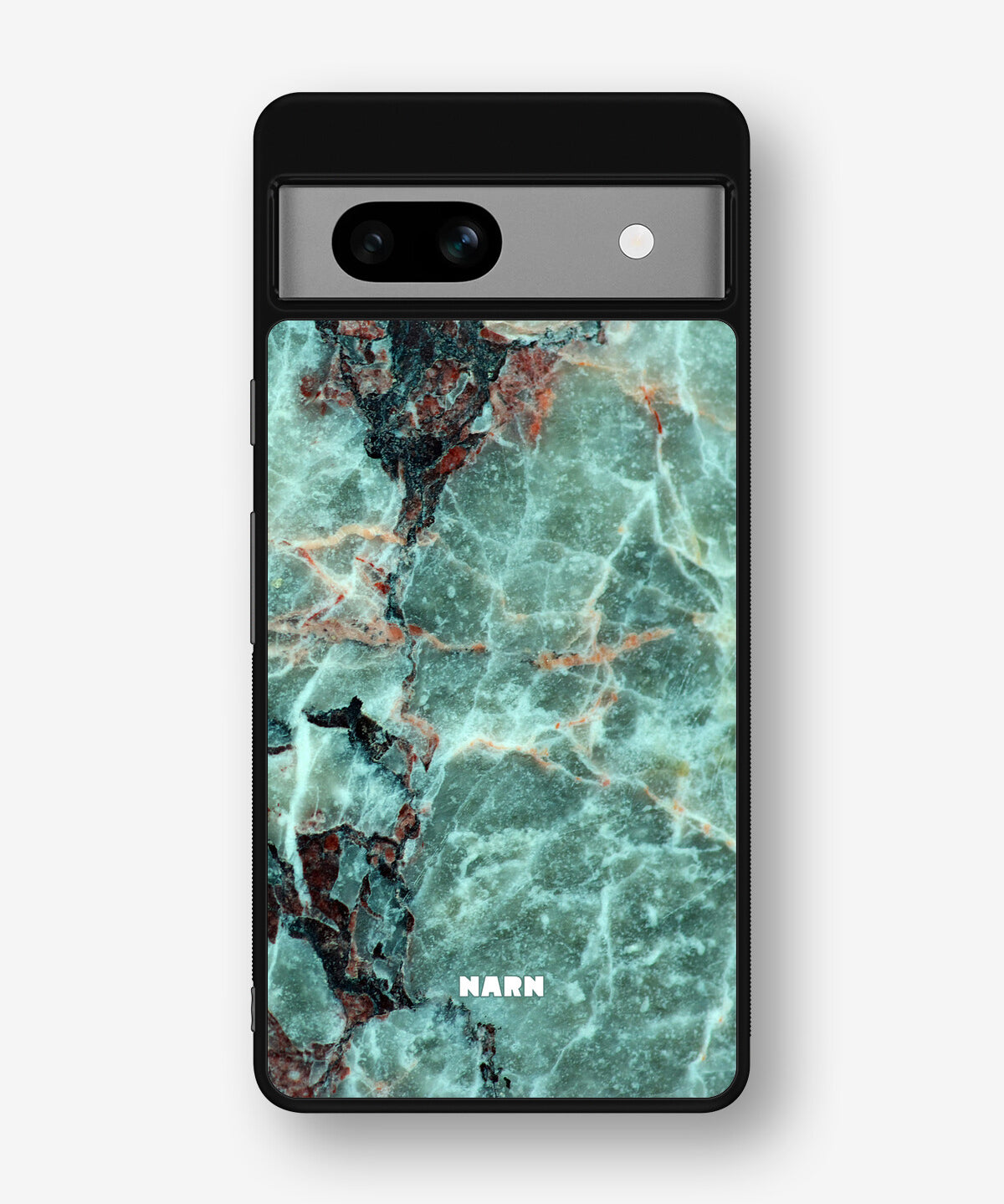 Google Pixel 7a Hard Case – Green Marble - View 1