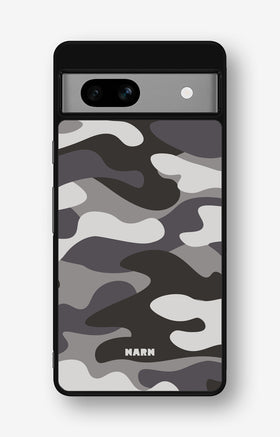 Google Pixel 7a Hard Case – Grey Camo - View 1