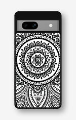 Google Pixel 7a Hard Case – Henna Mandala - View 1