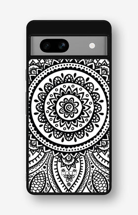 Google Pixel 7a Hard Case – Henna Mandala - View 1