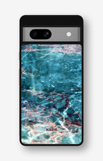 Google Pixel 7a Hard Case – Icy Marble - View 1