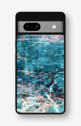 Google Pixel 7a Hard Case – Icy Marble - View 1