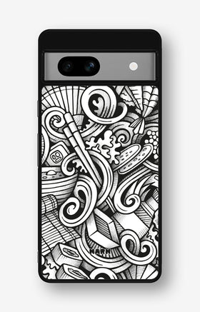 Google Pixel 7a Hard Case – Japanese Pattern - View 1