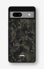 Google Pixel 7a Hard Case – Jungle Green Camo - View 1