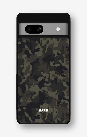 Google Pixel 7a Hard Case – Jungle Green Camo - View 1