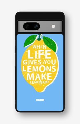 Google Pixel 7a Hard Case – Lemon Quote - View 1