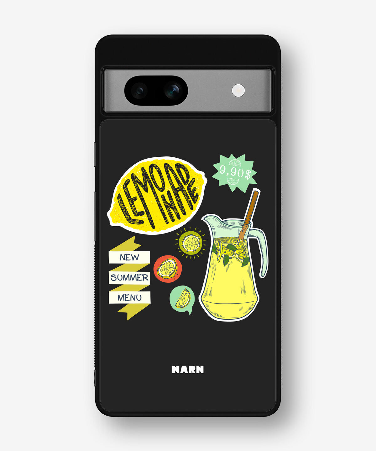 Google Pixel 7a Hard Case – Lemon Summer - View 1