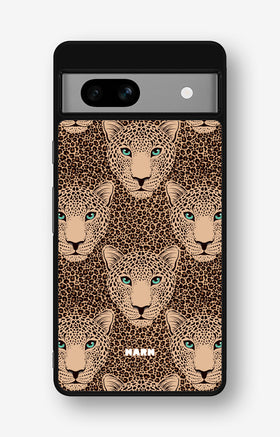 Google Pixel 7a Hard Case – Leopard Gaze - View 1