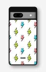 Google Pixel 7a Hard Case – Lightning Bolts - View 1