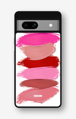 Google Pixel 7a Hard Case – Lipstick Smears - View 1