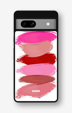 Google Pixel 7a Hard Case – Lipstick Smears - View 1
