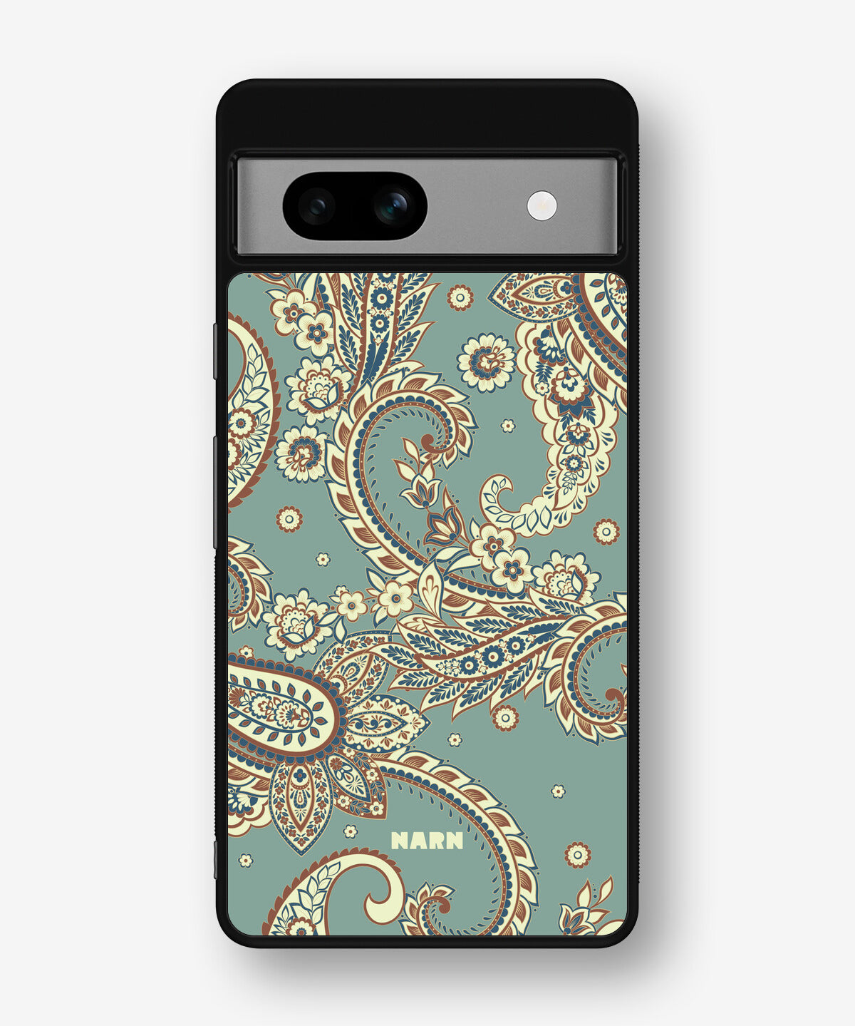 Google Pixel 7a Hard Case – Paisley Green - View 1