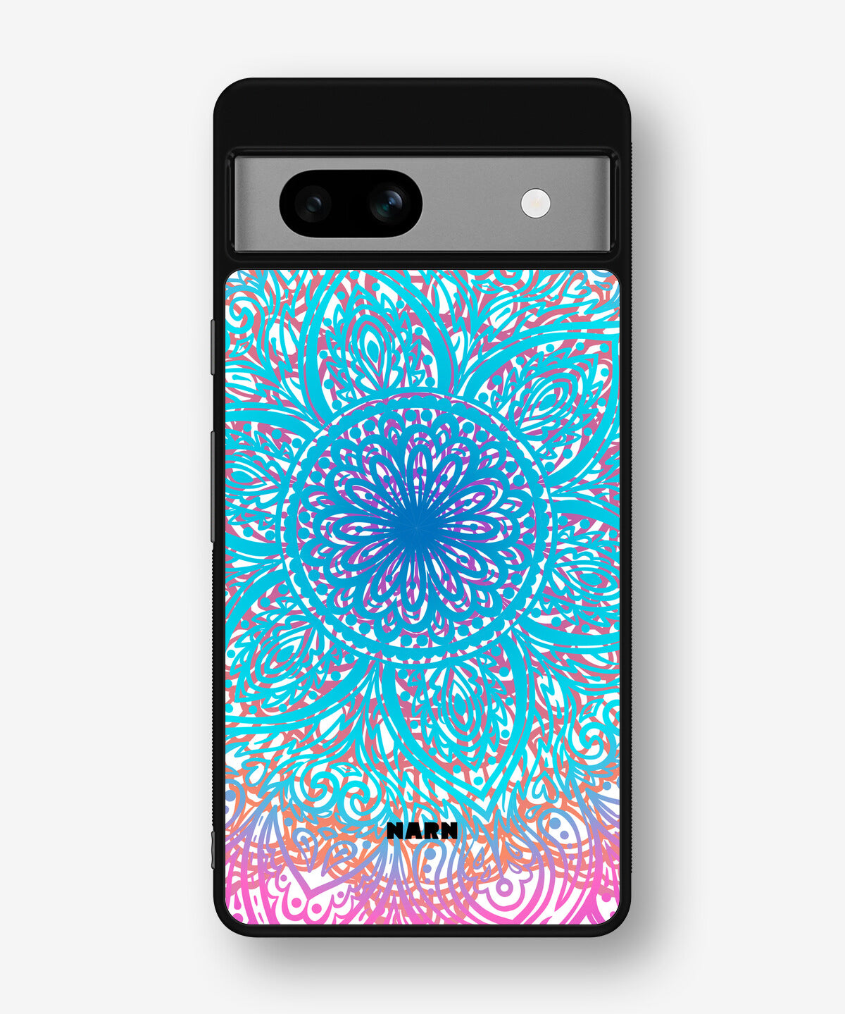 Google Pixel 7a Hard Case – Pastel Mandala - View 1
