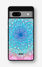 Google Pixel 7a Hard Case – Pastel Mandala - View 1