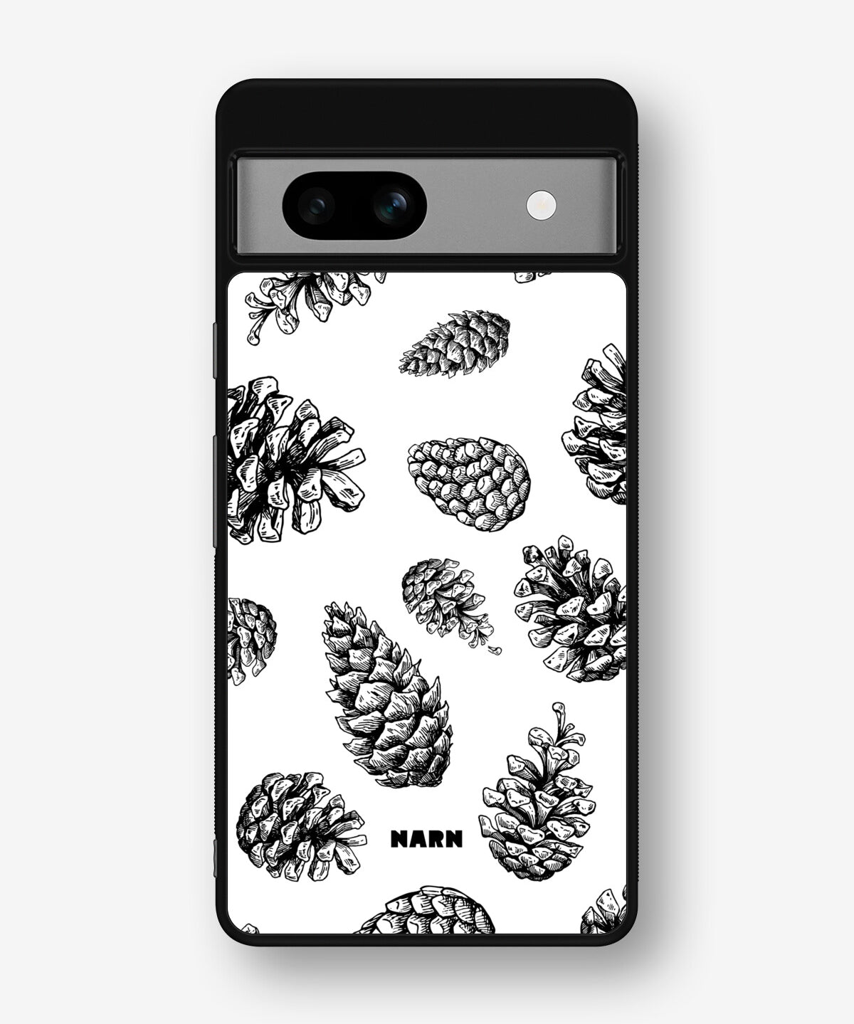 Google Pixel 7a Hard Case – Pine Cones - View 1