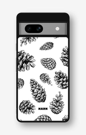 Google Pixel 7a Hard Case – Pine Cones - View 1