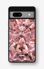 Google Pixel 7a Hard Case – Pink Crystals - View 1