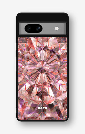 Google Pixel 7a Hard Case – Pink Crystals - View 1