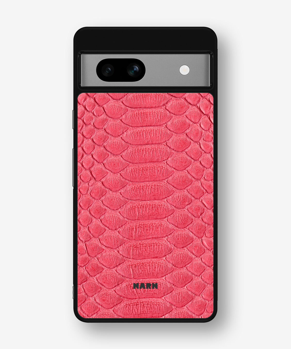 Google Pixel 7a Hard Case – Pink Snake - View 1