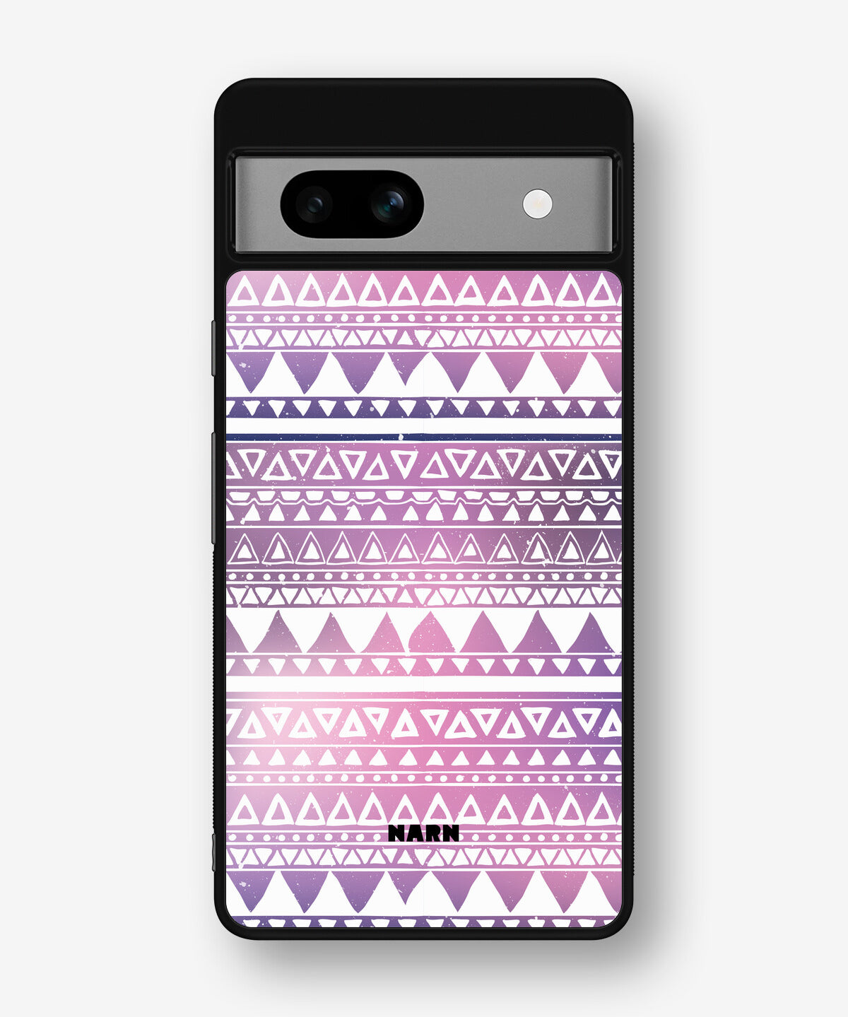 Google Pixel 7a Hard Case – Purple Aztec - View 1