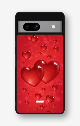 Google Pixel 7a Hard Case – Red Romance - View 1