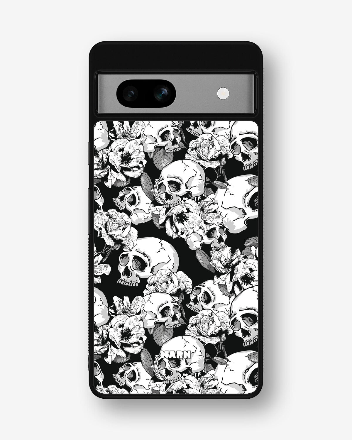Google Pixel 7a Hard Case – Skull Garden - View 1