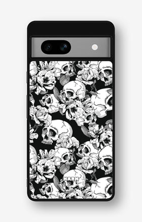 Google Pixel 7a Hard Case – Skull Garden - View 1