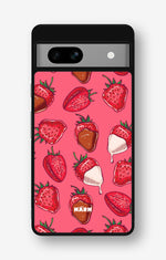 Google Pixel 7a Hard Case – Strawberry Chocolate - View 1