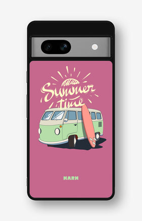 Google Pixel 7a Hard Case – Summer Van - View 1