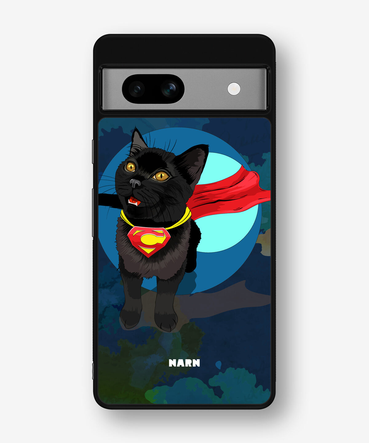 Google Pixel 7a Hard Case – Super Cat - View 1