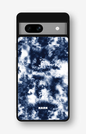 Google Pixel 7a Hard Case – Tie Dye Blue - View 1