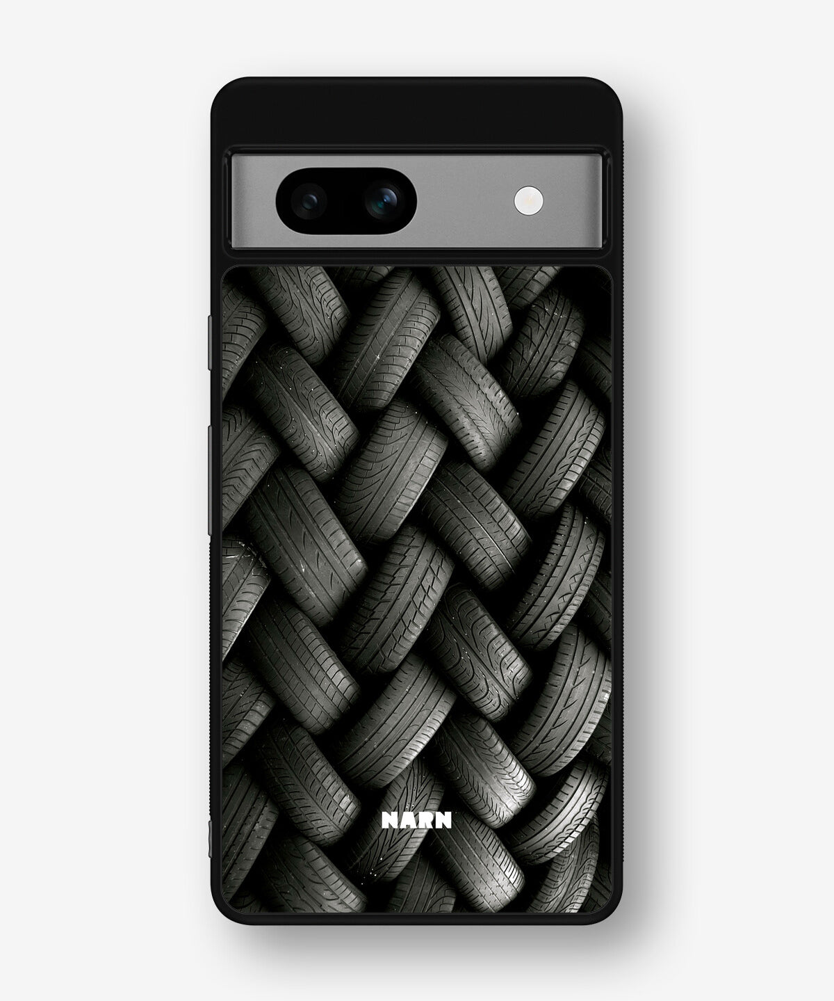 Google Pixel 7a Hard Case – Tires Wall - View 1